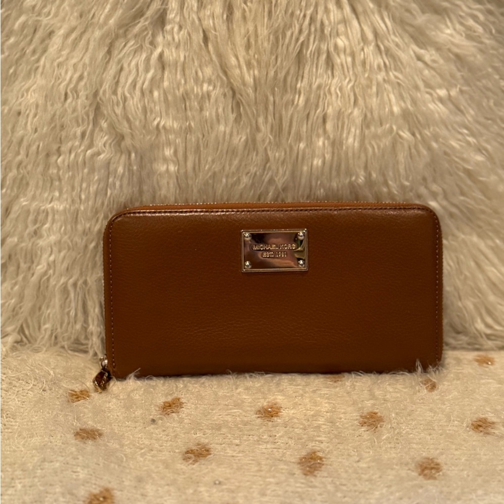 Michael Kors Tan Leather Wallet